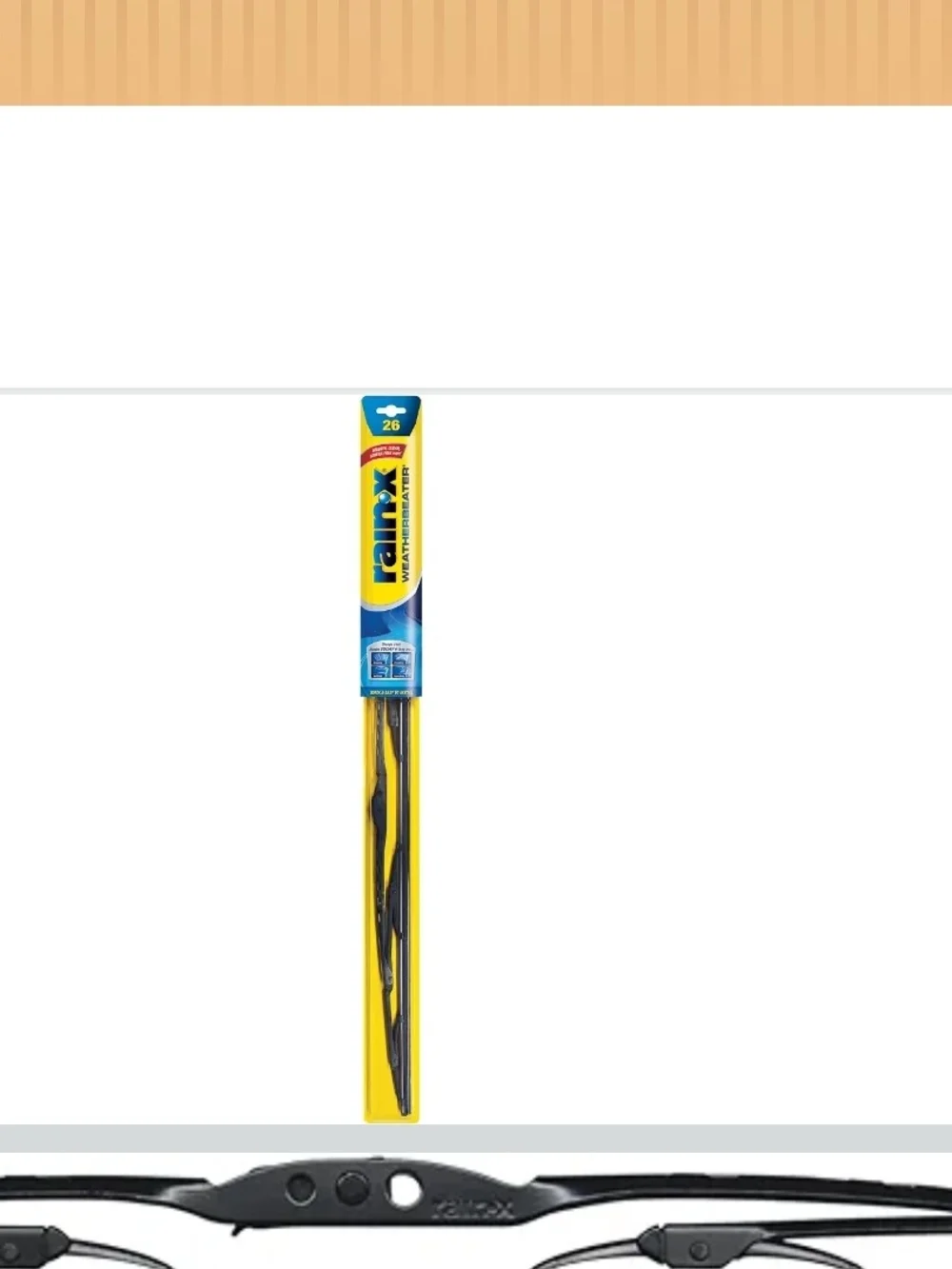 Rain-X RX30226 WeatherBeater Wiper Blades, 26